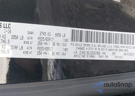 2016 Chrysler Town & Country Touring from USA, damaged, VIN 2C4RC1BG1GR267999